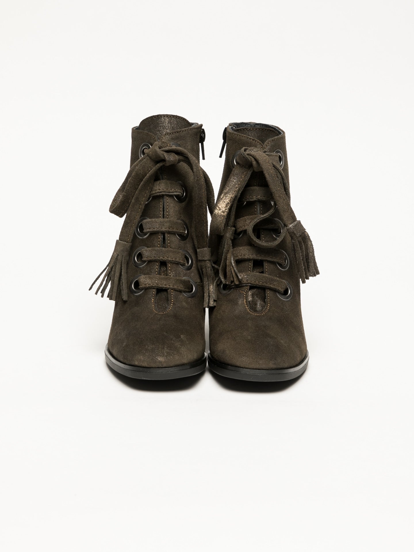 Foreva Botins com Atacadores em Verde